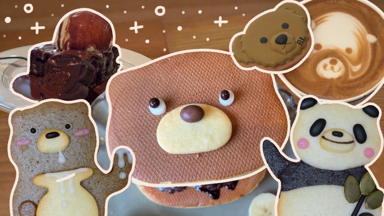 visiting the cutest cafes in tokyo ♡ japan vlog 2023 ♡ bear pancakes!!!