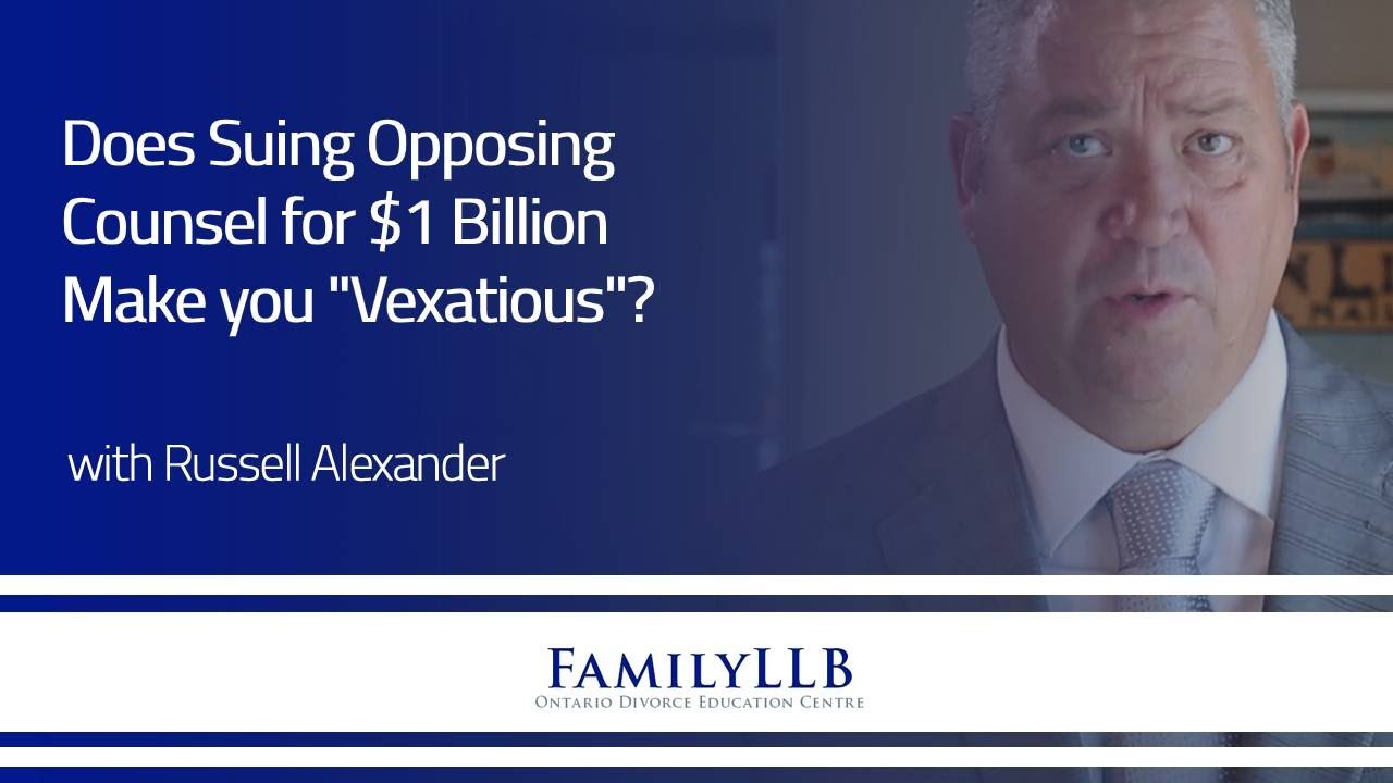 Does Suing Opposing Counsel for $1 Billion Make you 
