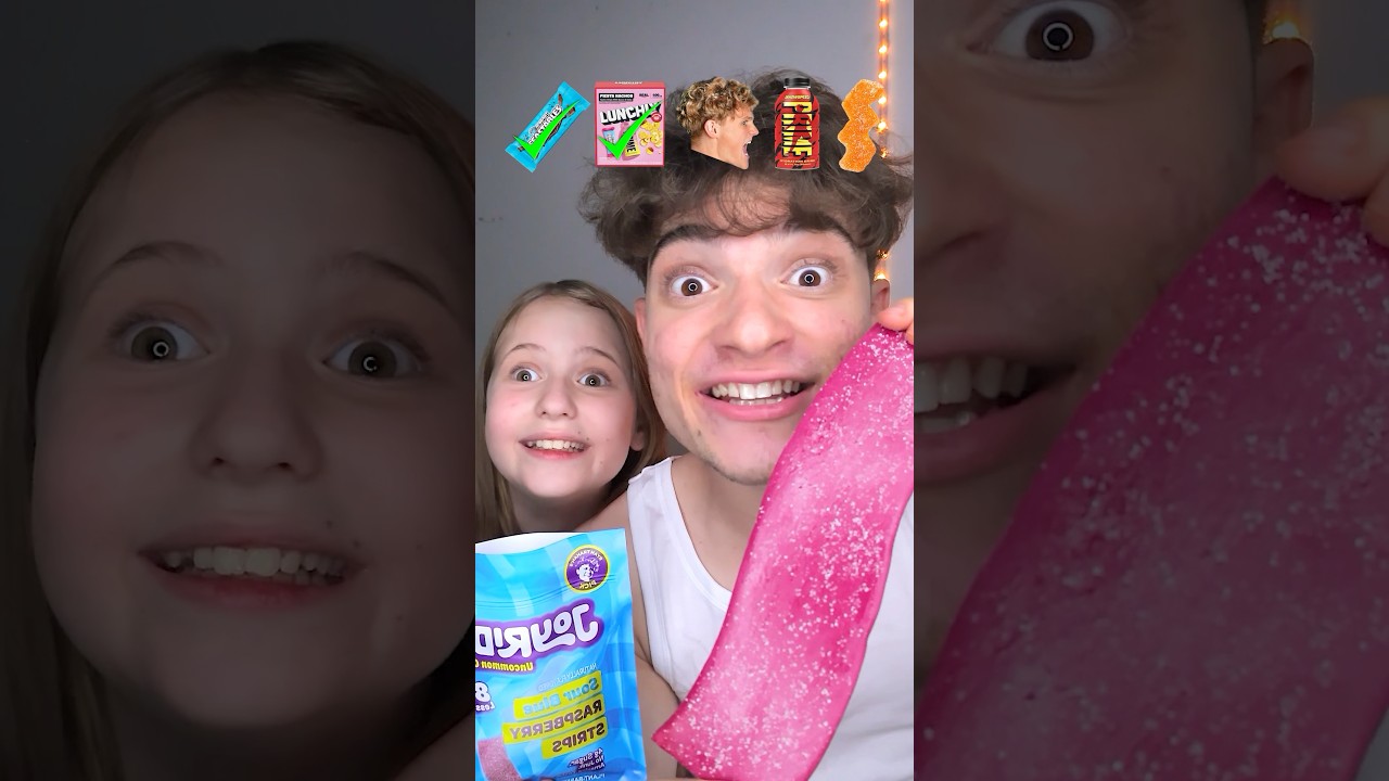 Giant YouTuber Foods ASMR With My Little Sister!? 🤤🍭