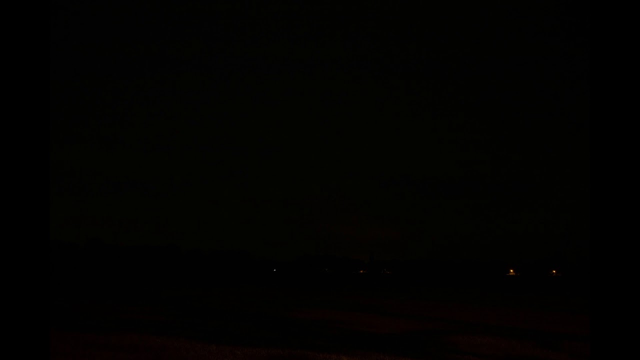Bliksem-timelapse: onweersbui bij Wachtum (Hoogeveen/Emmen)
