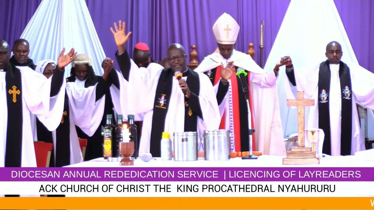 DIOCESAN ANNUAL REDEDICATION SERVICE; LICENCING OF LAY READERS