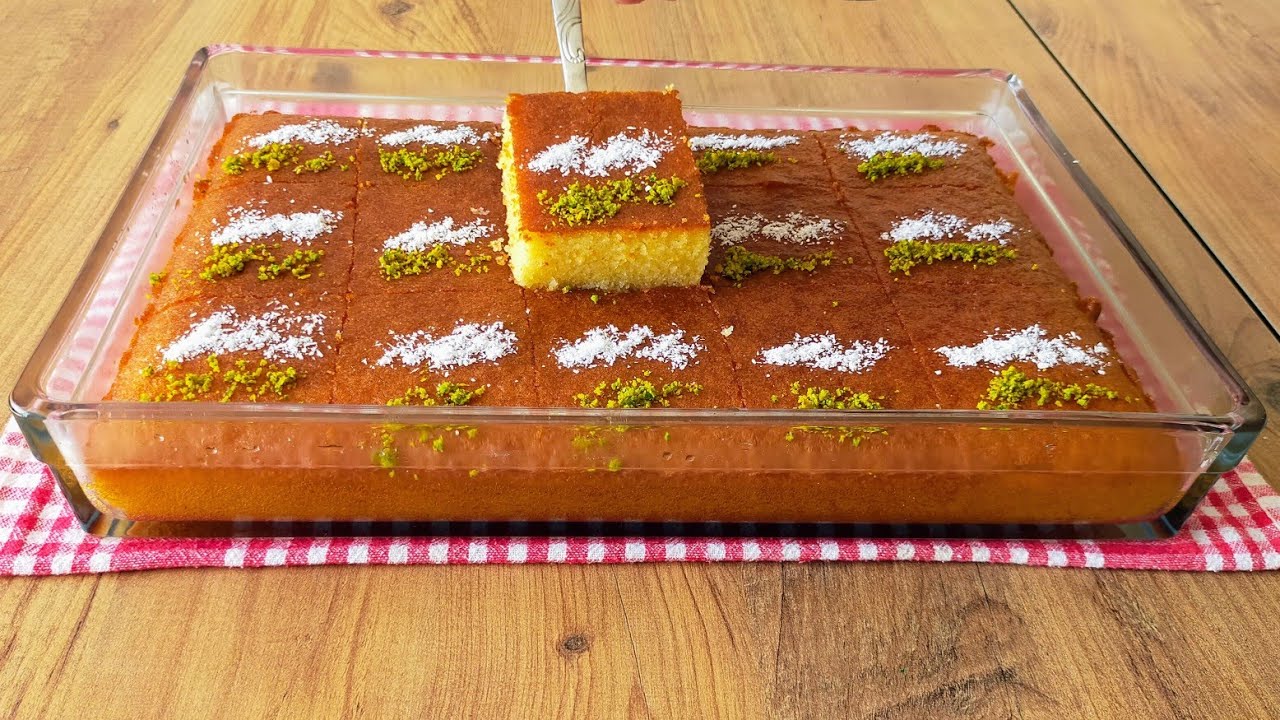 ❗Senelerdir yapıyorum beni hiç yanıltmadı ❗tam ölçü✅ tam tutan ✅ irmik tatlısı (Revani) #recipe