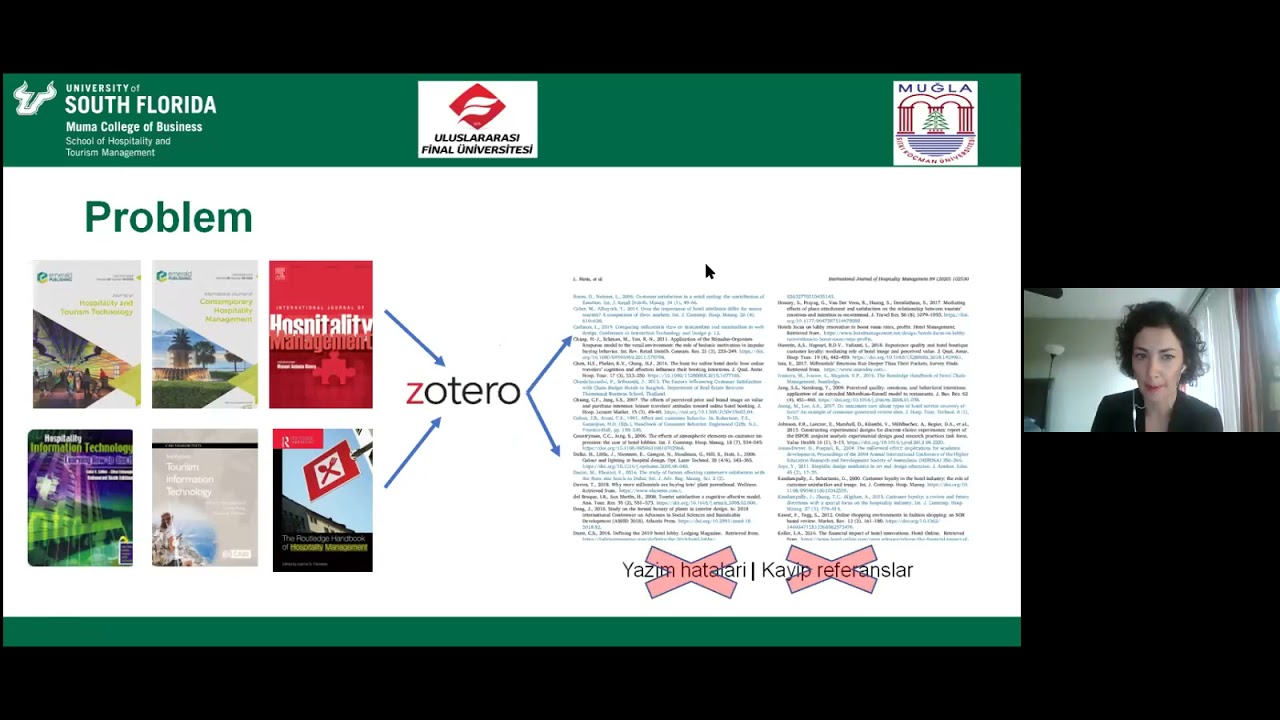 Zotero Kullanımı (Prof. Dr. Cihan ÇOBANOĞLU ve Dr. Gözde TÜRKTARHAN)