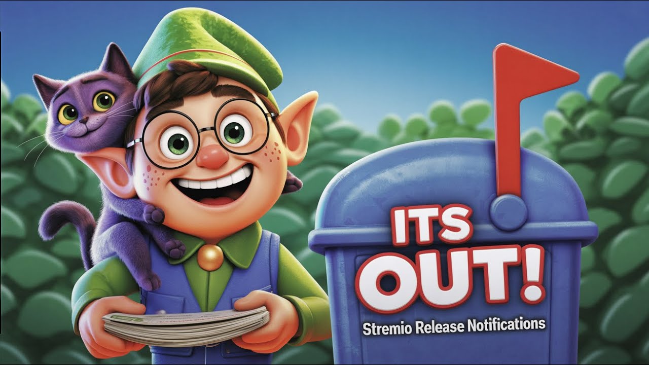 Get email notifications for new digital releases available on Stremio, with ItsOut! 📫