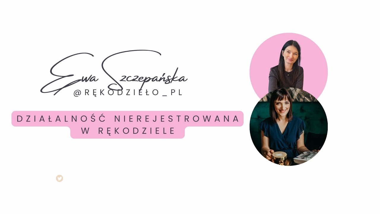 Działalność nierejestrowana w rękodziele.