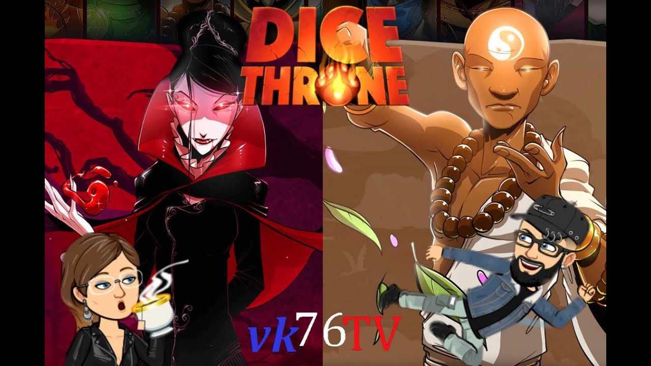 Dice Throne : Vampire VS Moine