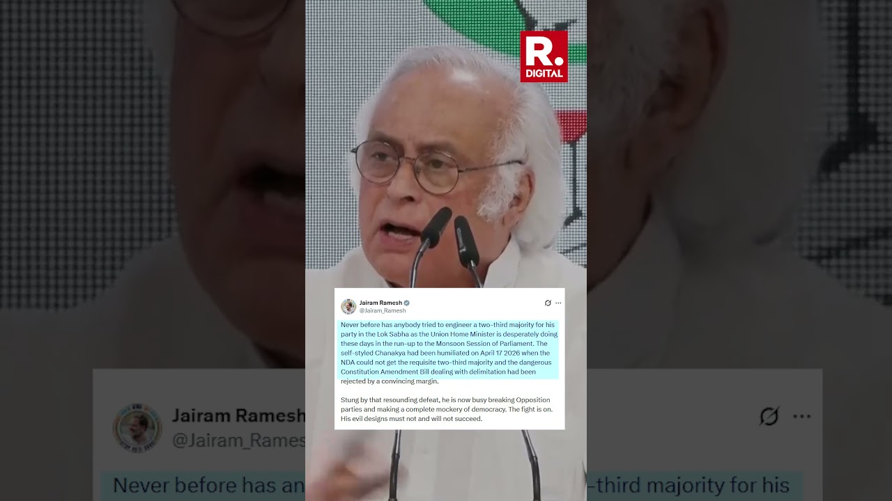 Arnab Says, 'Congress Is Whining Led By Jairam Ramesh.' | Watch