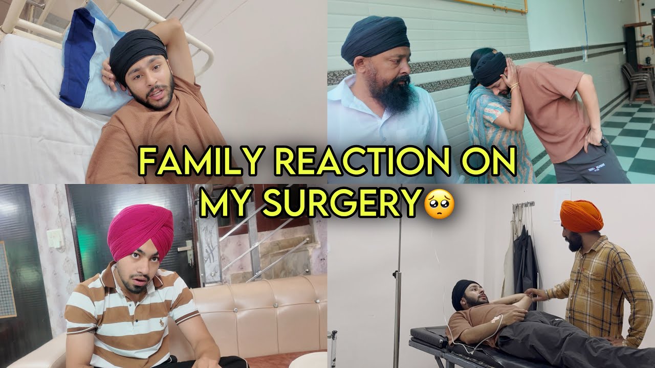 FAMILY EMOTIONAL HOGI SURGERY SUN K EMOTIONAL REACTIONS🥺💔 - HOSPITAL CH FIRST DAY😰
