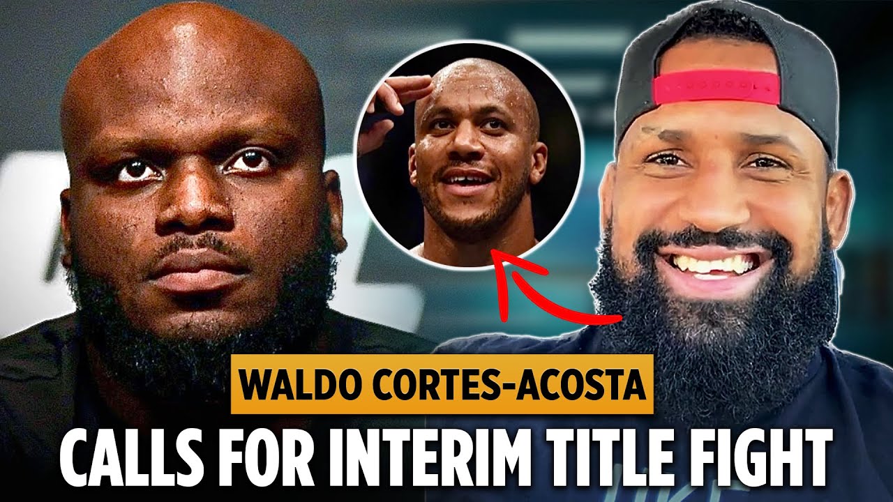 WALDO CORTES-ACOSTA Plans to KO Derrick Lewis in Under 40 Seconds | Ciryl Gane Interim Belt Call-Out