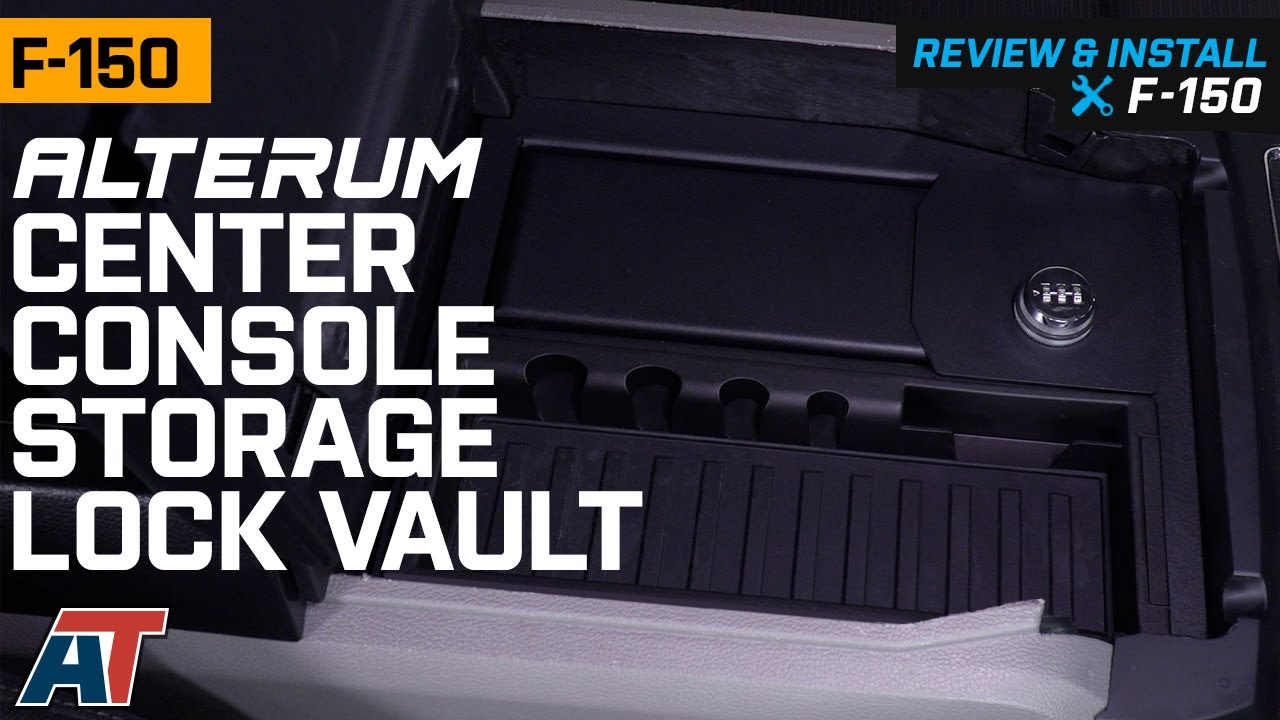 2015-2020 F150 Flow-Through Console Alterum Center Console Storage Lock Vault Review & Install