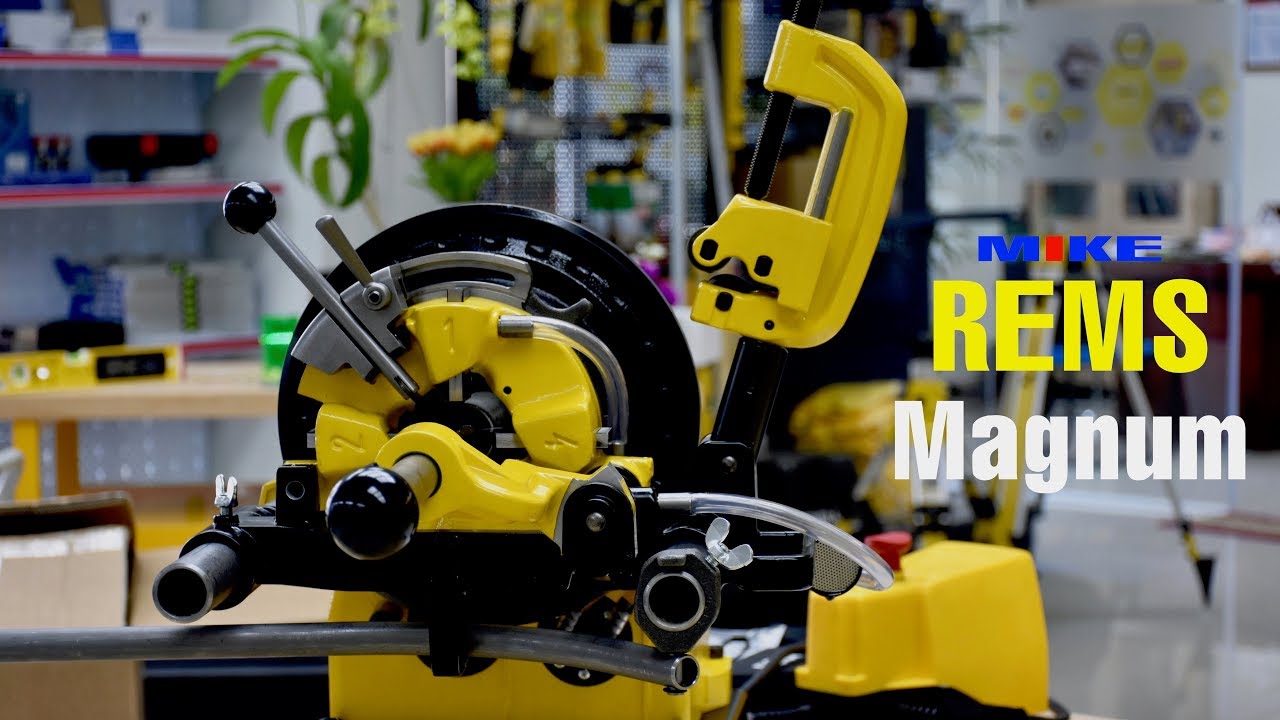 Máy tiện ren ống tới 2 inch REMS Magnum 2. Made in Germany