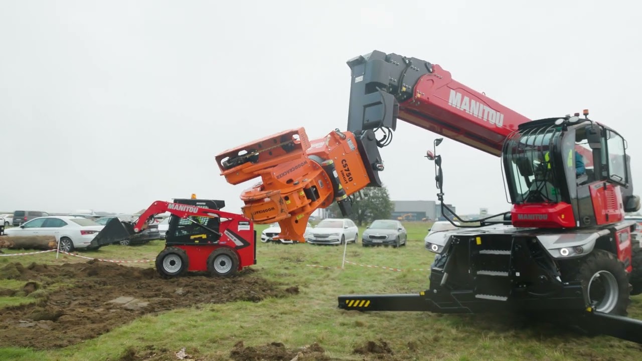 Manitou MRT 2660 VISION+ pierwsza w Polsce ładowarka przystosowana do głowicy tnącej PRGSA CS750