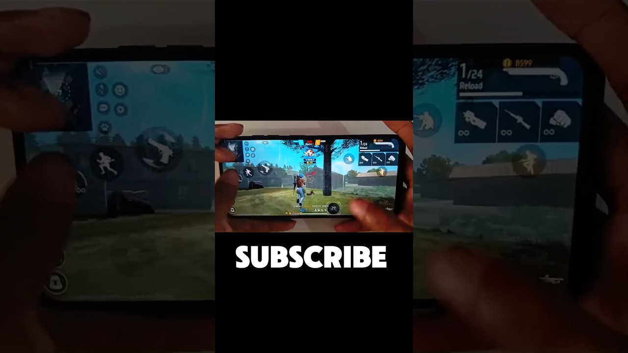 2 finger handcam gameplay solo vs squad tecno spark + 20 60fps 120hz 360hz game turbo SD860 4kr