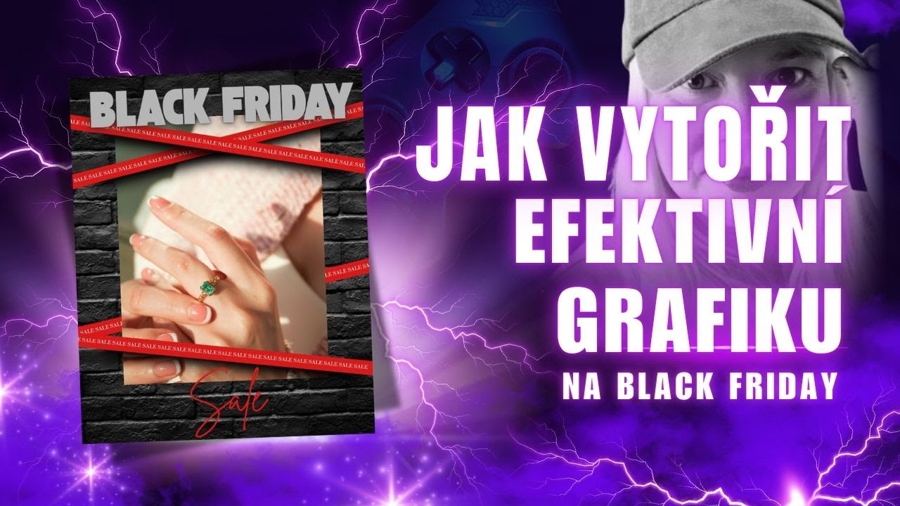Jak udělat rychlou Black Friday grafiku v Canvě!