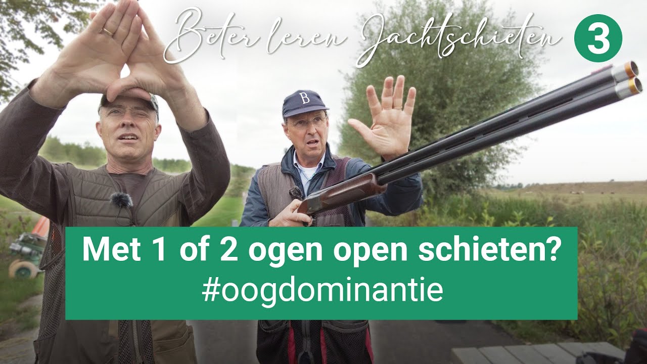 Met 1 of 2 ogen open schieten? #oogdominantie [3]