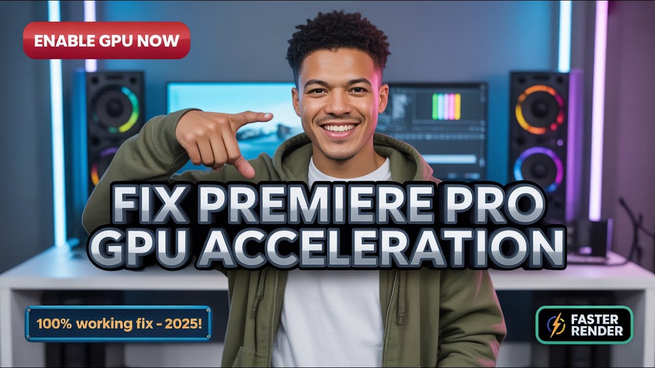 Fix Premiere Pro not using GPU acceleration 2025 | How to enable GPU acceleration premiere pro