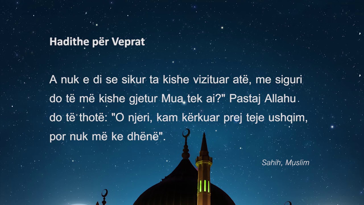Hadithe per Veprat dhe Nijetin (Qellimin )