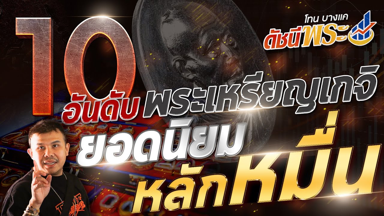 ดัชนีพระ 2567 | 10 อันดับพระเหรียญยอดนิยม หลักหมื่น!!