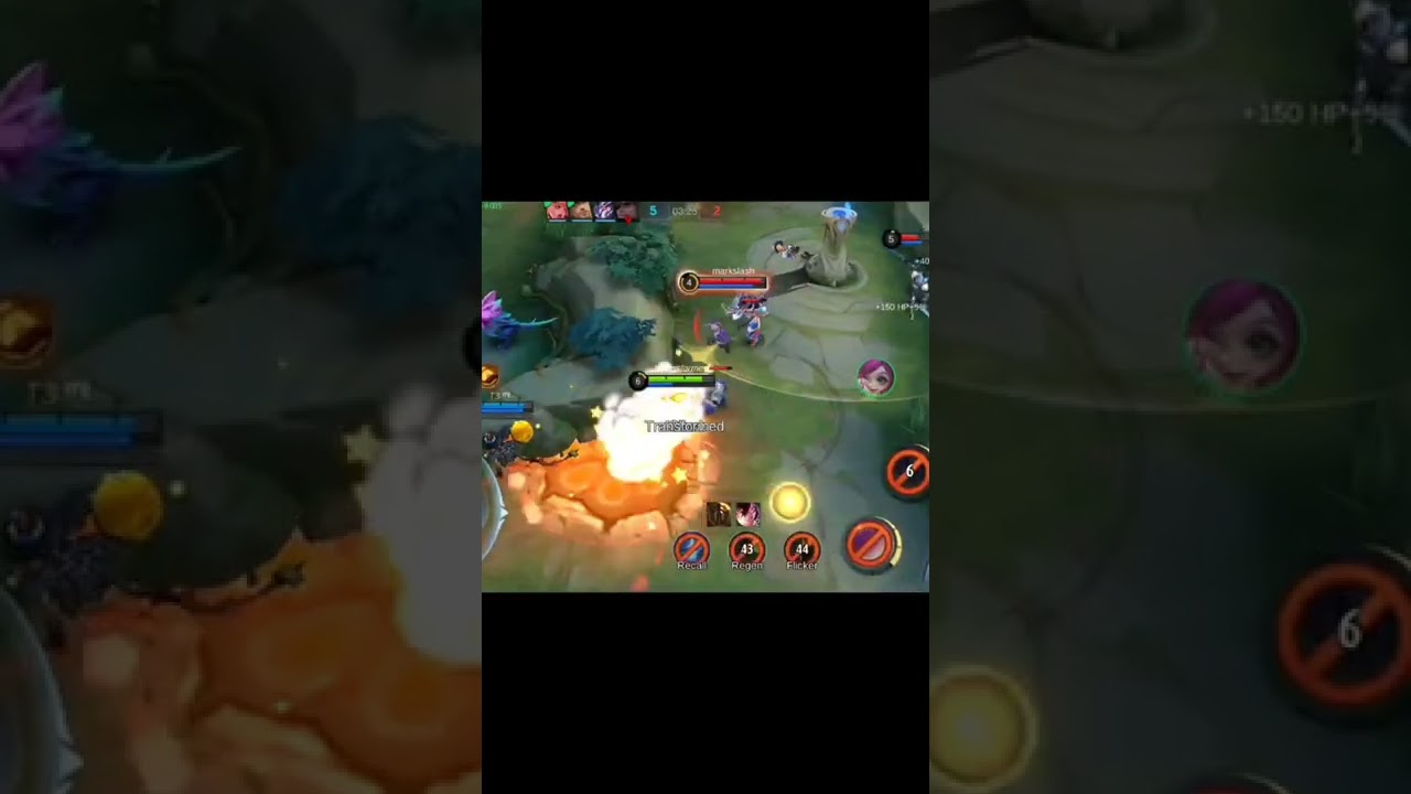 saver got mad! ruby target lock saver #short #mobilelegends #mlbb