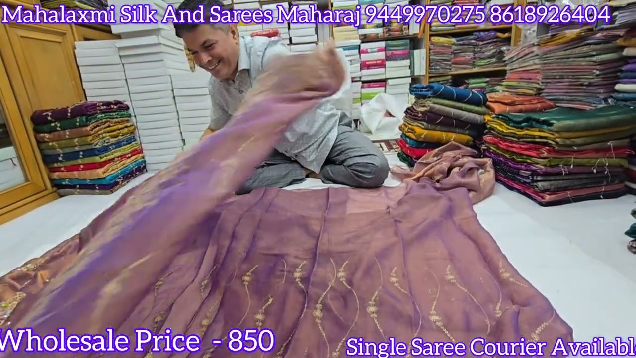 New vark sarres collections.  Wholesale shop ✨️ Chickpet Bangalore 