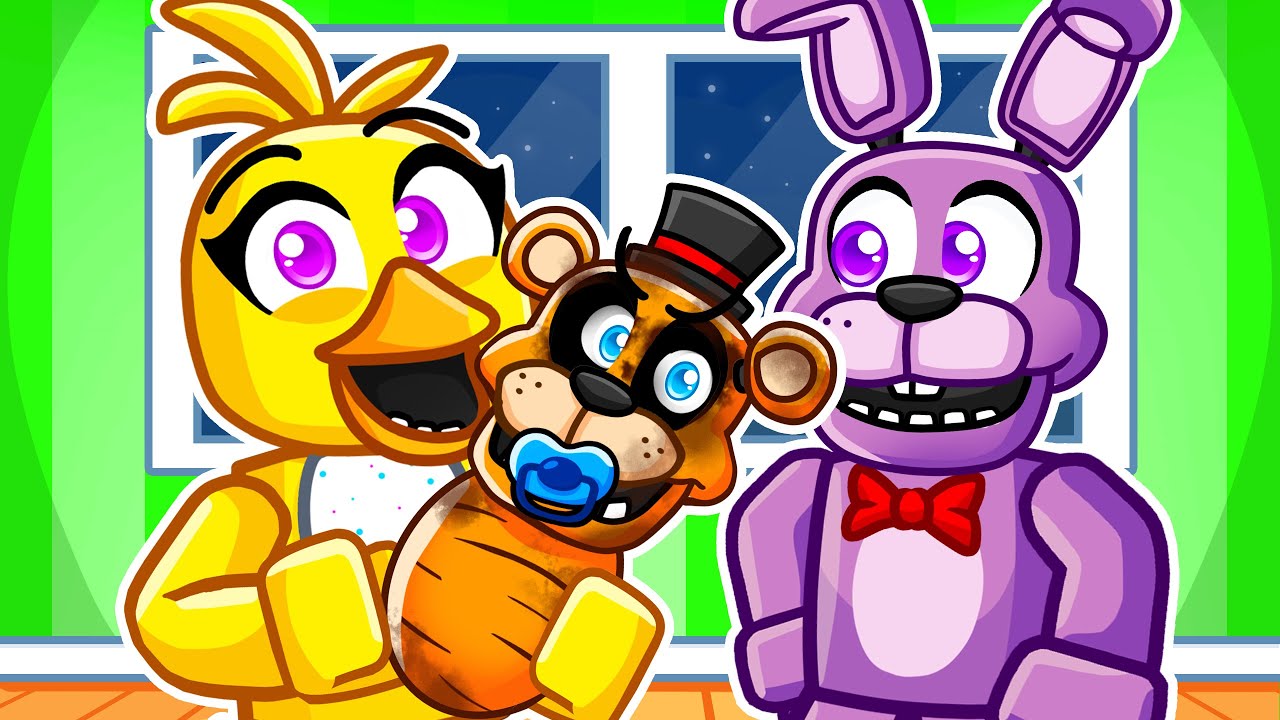 Усыновление иссохшего аниматроника-младенца в Roblox (FNAF)