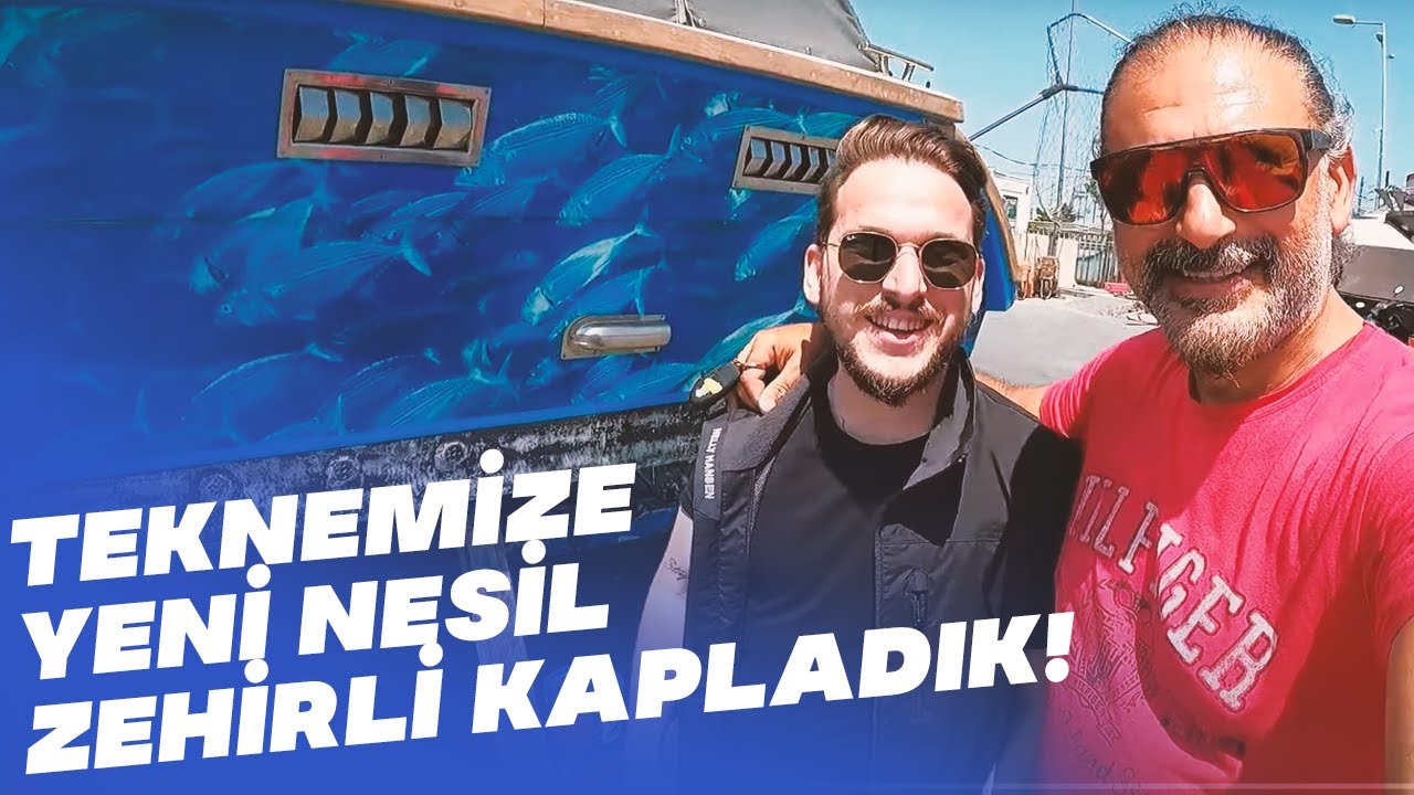 LOKMAN YUSİ TEKNEMİZE BODRUM ÖNCESİ YENİ NESİL ZEHİRLİ SİLİKON KAPLADIK! 3 KAT İŞLEM YAPTIK.