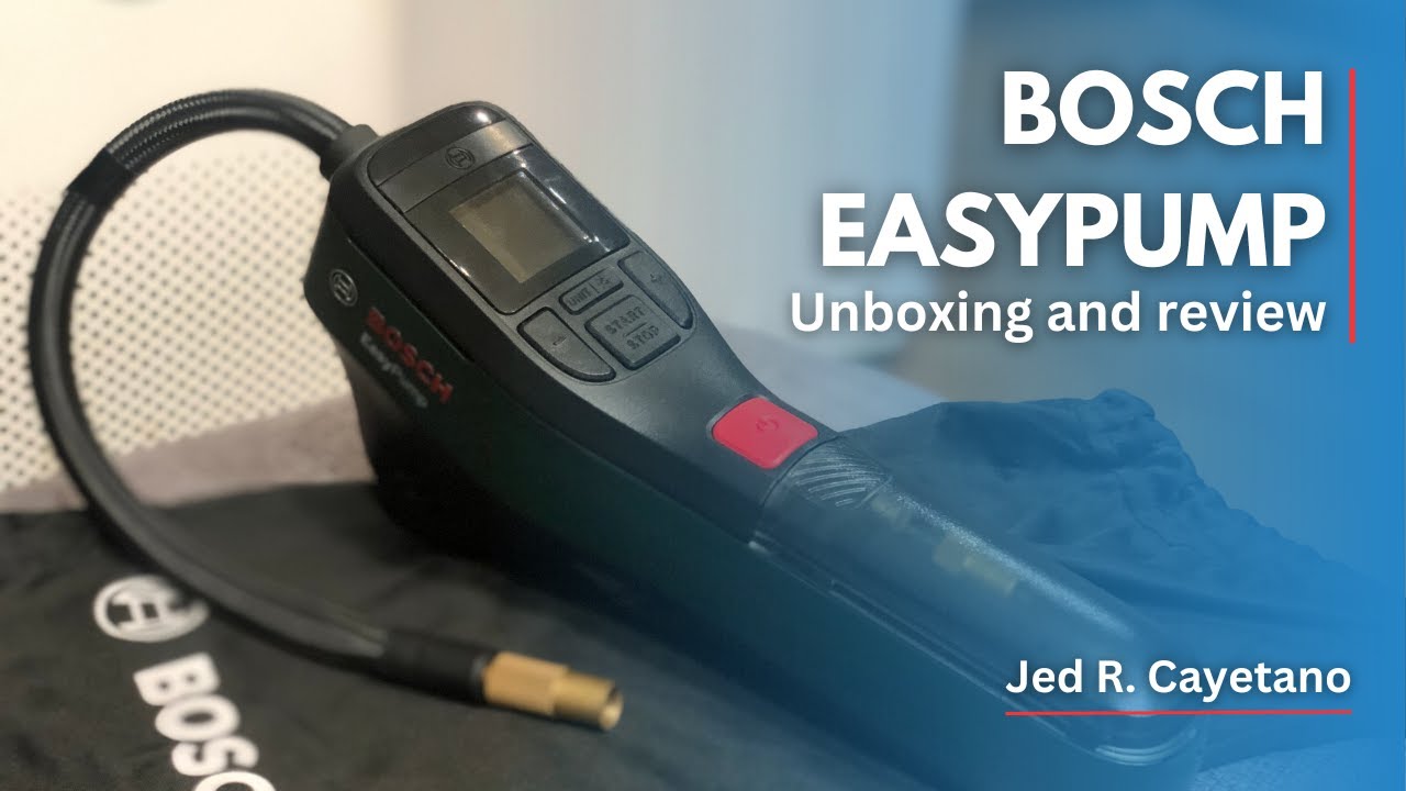 Распаковка и обзор Bosch EasyPump