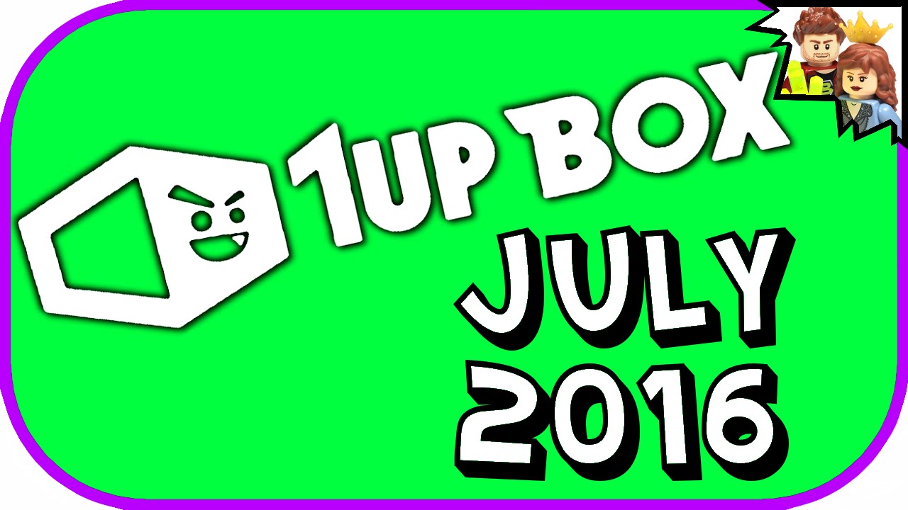 Unboxing July 2016 1Up Box Squad - BrickQueen
