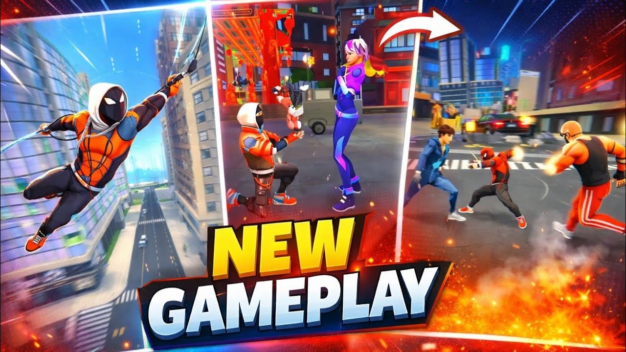 Gaming Day:36 Superhero Love + Gang Fight 💥 | Full Action Gameplay COOL GAMERZ.94