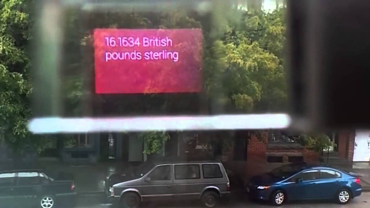 Looking through Google Glass Real Life Example