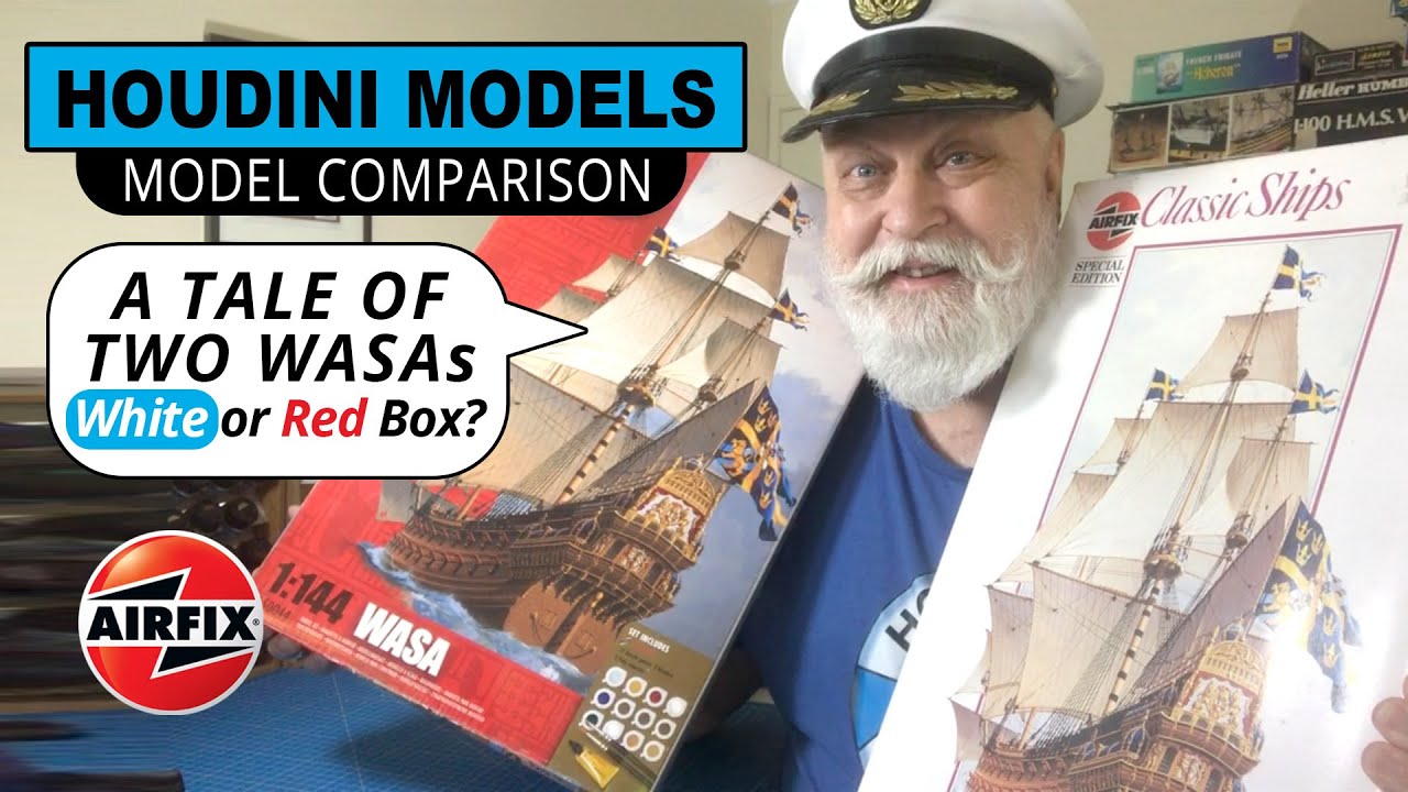 A tale of two Wasas my Airfix Kit Review of the White 1985 & Red 2015 Mouldings, which is better?