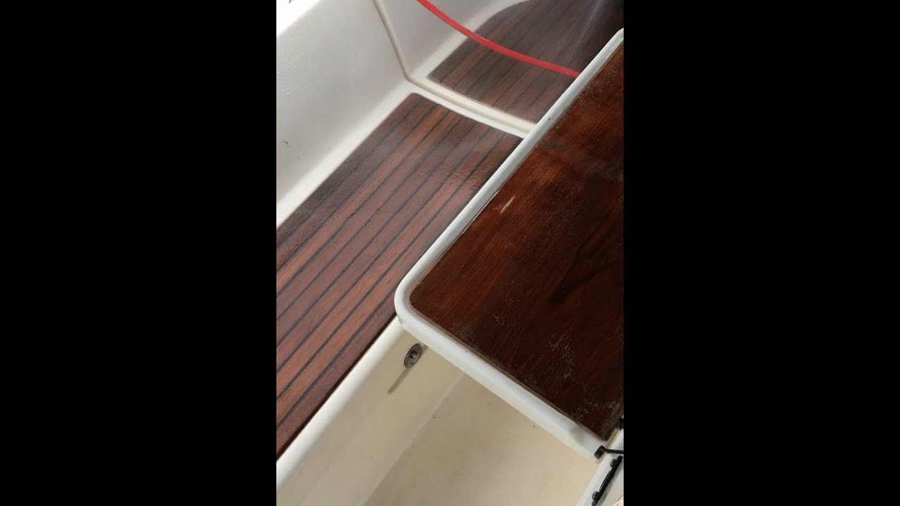Tuto comment rénover le teck d'un bateau