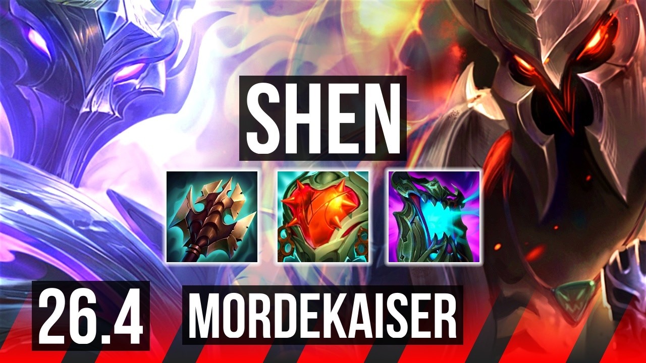 SHEN vs MORDEKAISER (TOP) | 41K damage | EUW Master | 26.4
