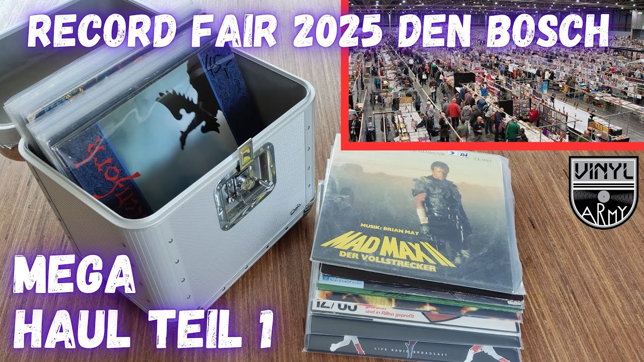 Ich war auf der Record Fair 2025 Den Bosch | Mein MEGA HAUL Teil 1 | Totale Eskalation | Vinyl B&ouml;rse
