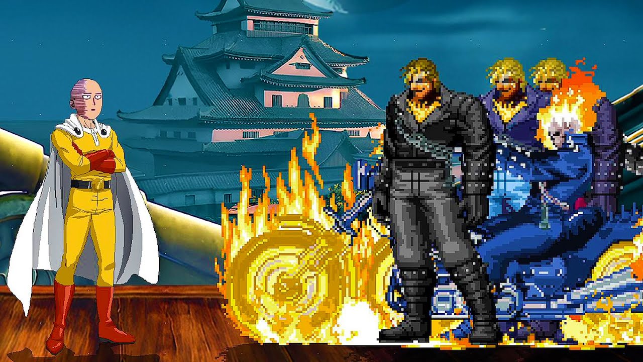 Saitama Vs. Ghost Rider Mobs - #OnePunchSeries