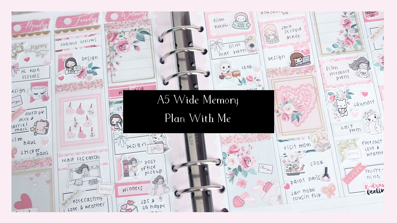 Aura Estelle A5W Memory Plan With Me ft. Paper Crown Planner | Ana Jolene