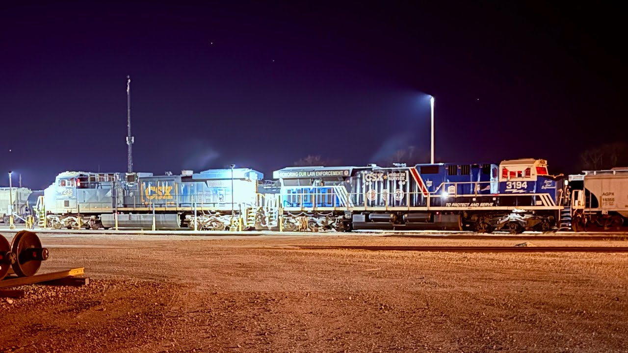 Railfanning Christmas Break across Iowa mainly Northern and Central. Featuring SP 6236 and CSXT 3194