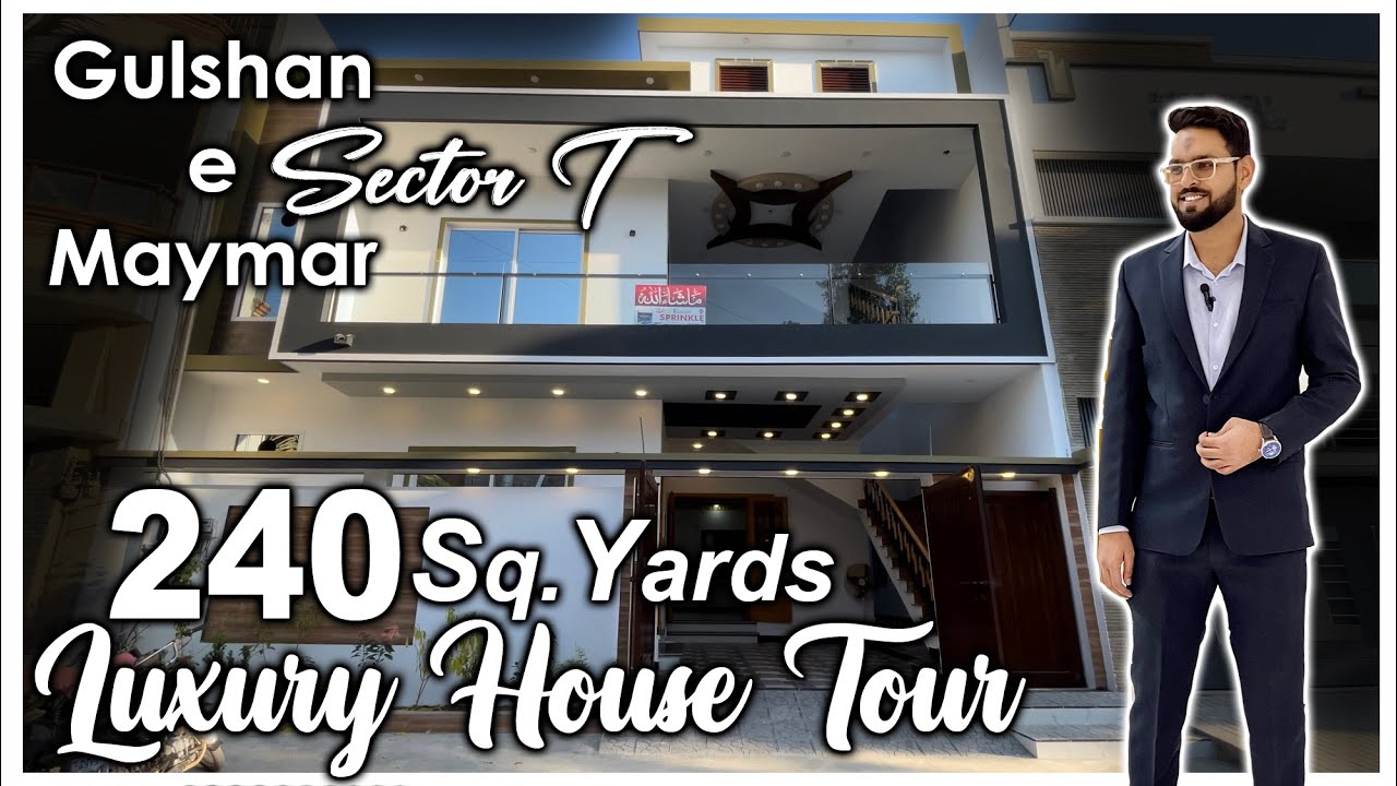 Inside 240 Sqyd Brand New House in Karachi Gulshan e Maymar | 3 Bed DD in karachi on each Floor