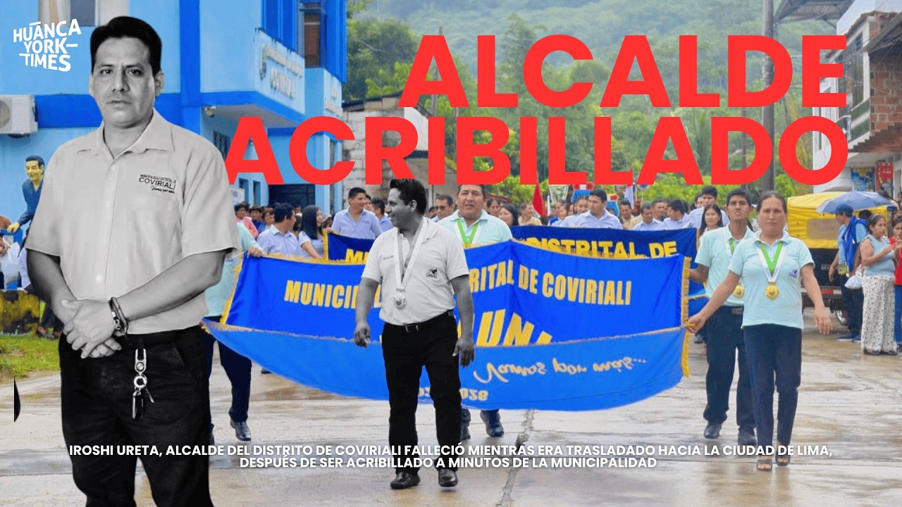 ALCALDE ACZ1NAD0 - IROSHI URETA Alcalde de COVIRIALI, no resistió traslado aéreo.