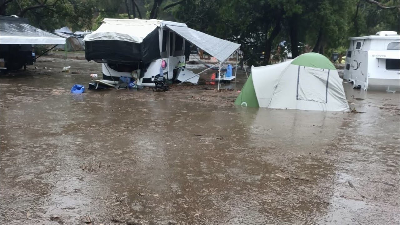 &lsquo;The rain has stopped&rsquo;: Wye River flash flooding causing &lsquo;mess everywhere&rsquo;