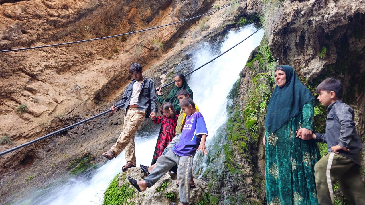 Discovering a Hidden Mountain Waterfall! 🌊 A Rare Family Escape