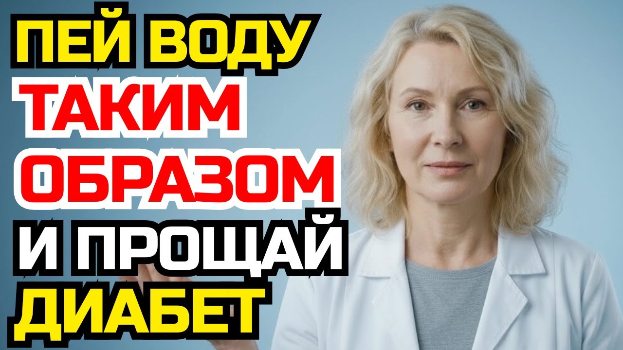 Пожилые люди, которые пьют воду неправильно, повышают уровень сахара и риск диабета