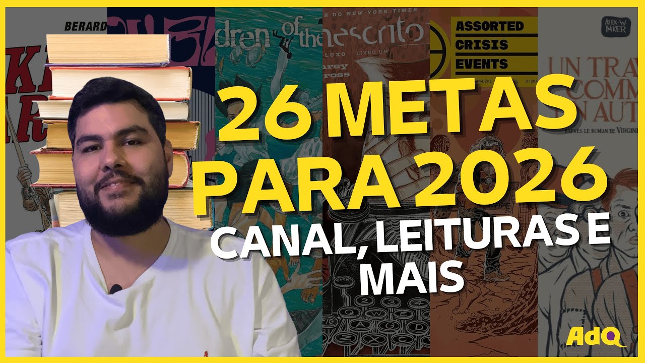 26 METAS PARA 2026: mais quadros, mais quadrinhos