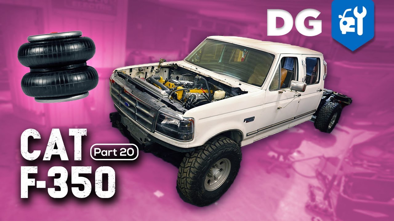 F350 gets Air Bag Suspension! A Heavy Duty Puzzle... | #FTreeKitty [EP20]