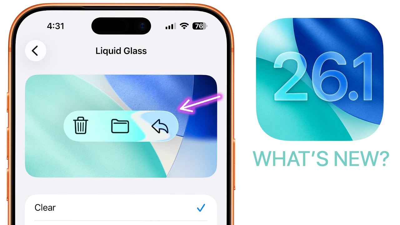 iOS 26.1 Released - What's New?