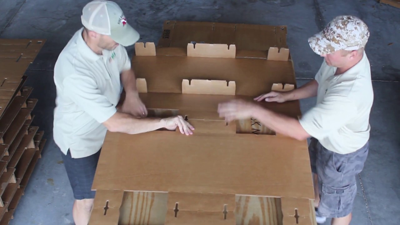 LIFDEK Four Rib Pallet Assembly