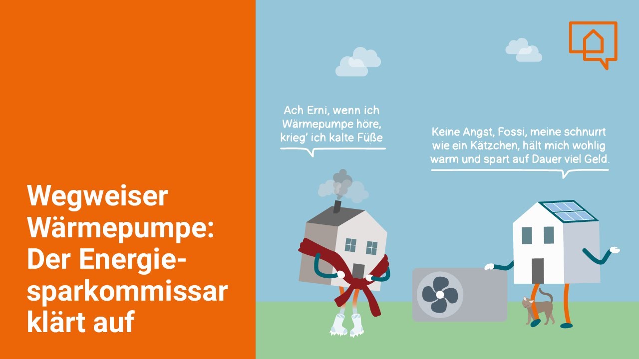 Wie komme ich zur Wärmepumpe in meinem Haus? Der Energiesparkommissar klärt auf