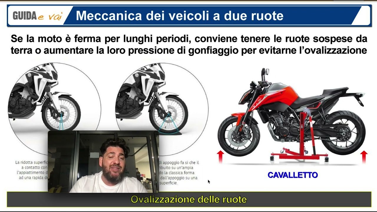 Catena di trasmissione nei veicoli a motore  a due ruote