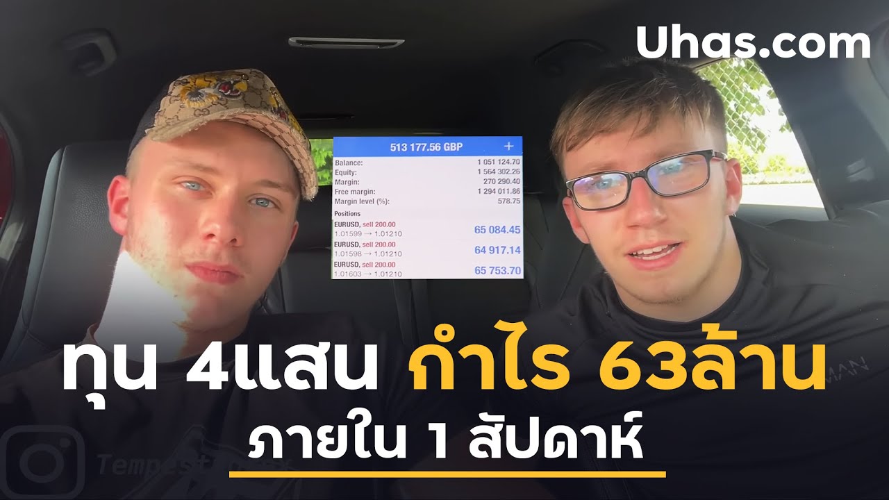 ส่อง! การเทรด Forex ด้วยทุน 420,000 บาท สู่กำไร 63,000,000 บาท ใน 1 สัปดาห์