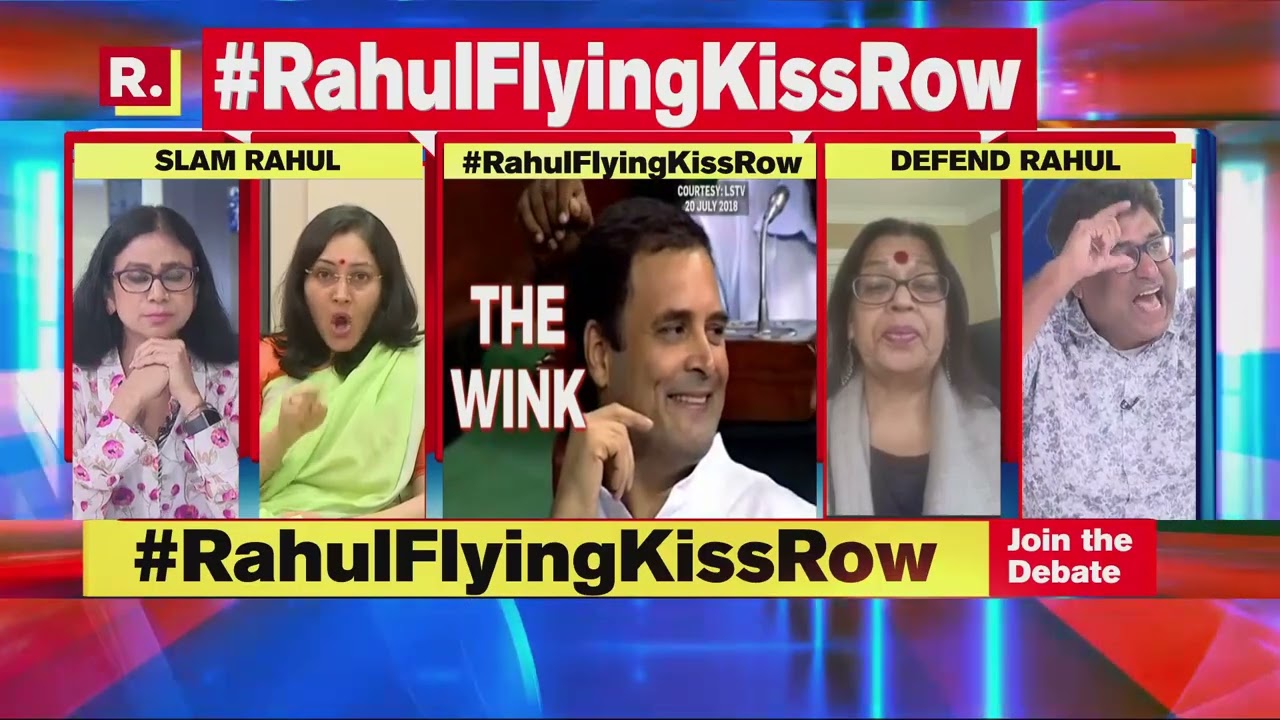 Shubhrastha Lashes Out At AAP's Reena Gupta For Defending Rahul Gandhi's Flying Kiss In Parliament